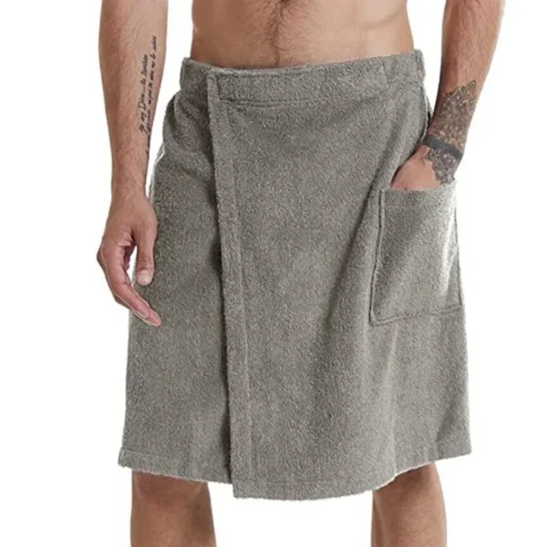 Männer weich tragbar Badet uch mit Tasche Bade mäntel Dusche Wrap Sauna Fitness studio Schwimmen Badehaus Spa Strand tuch Toalla de Playa 2