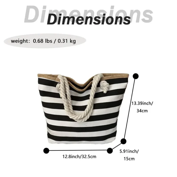Die neuen Modehandtaschen 2025, Damen-Tragetaschen aus Segeltuch, Damen-Design, Geldbörsen für Damen, Strandtasche, gestreifte Tasche 3