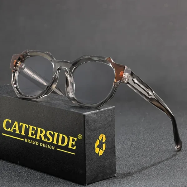 CATERSIDE Punk Quadratische Sonnenbrille Männer Vintage Dicken Rahmen Hochwertige Retro frauen Sonnenbrille Party und Urlaub Reise Brillen 4
