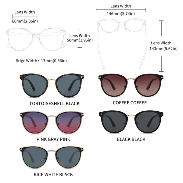 2025GCV Polarisierte Dame Sonnenbrille Cat Eye Mode Sonnenbrille Luxus Frau Weibliche Marke Ultraleicht Rahmen Tourismus Party Leisu 5