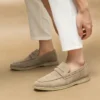 Slip-on Loafer für Männer Weiche Fahren Mokassins Hohe Qualität Wohnungen Männliche Wanderschuhe Wildleder Casual Loafer Sommer männer Schuh 4