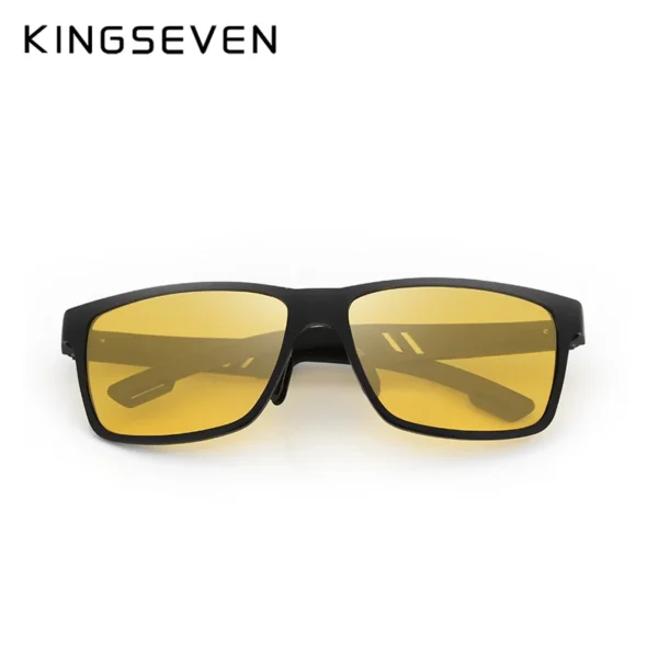KINGSEVEN Aluminium Polarisierte nachtsicht Sonnenbrille Männer Platz Sonnenbrille Fahren Sonnenbrille Schutzbrille Eyewear oculos de sol 5