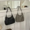 Designer Leder Weibliche Seite Taschen Retro Schulter Tasche für Frauen Handtasche Casual Damen Große Kapazität Einkaufstasche 6