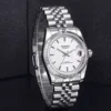 Parnis 36mm Herren Automatikuhr Miyota 821A 6T51 Luxus 5ATM Gold/Schwarz/Silber Zifferblatt Unisex Saphirglas Datum solides Armband 2