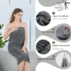 8-teiliges Badetuch-Set – 4 Waschlappen, 2 Gesichtstücher und 2 Badetücher – saugfähig und schnell trocknend, ideal für Badezimmer, Fitnessstudio und Hotel 4