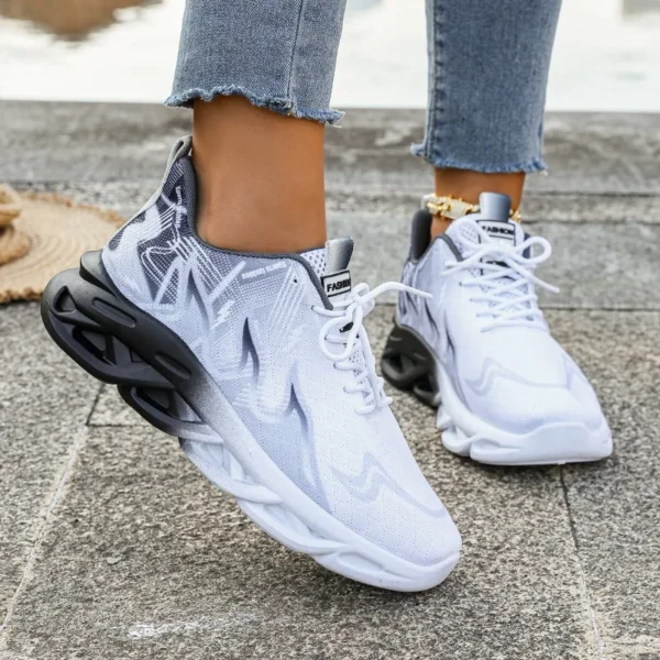 Frauen Casual Sport Schuhe Atmungsaktive Leichte Turnschuhe Anti-slip Wohnungen Laufen Outdoor Wanderschuhe Weibliche Vulkanisierte Schuhe 3