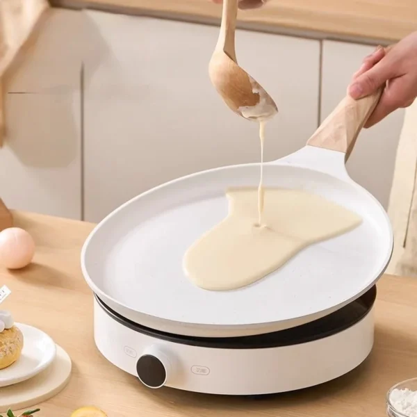 Gianxi Frühstück Pfannkuchen Pfanne medizinische Stein Pfanne verdickt Antihaft-Pfanne Ei Pfannkuchen Steak Pfanne Hamburger Brötchen 1