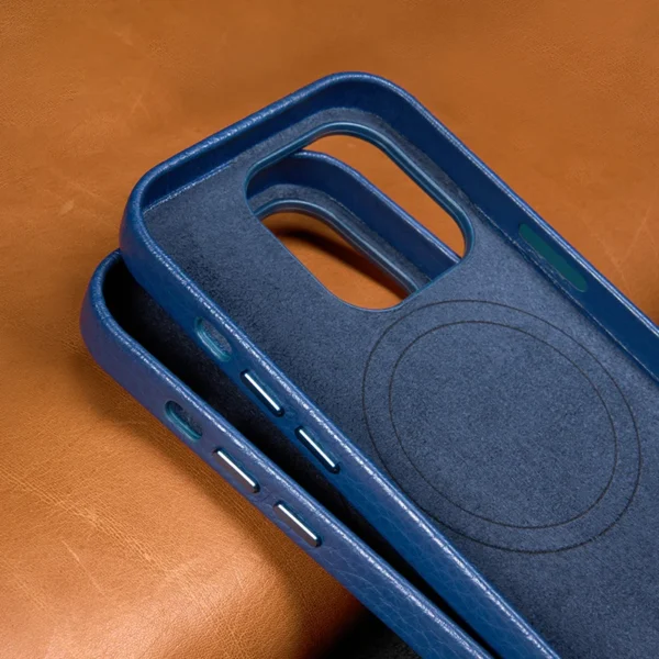 Echt ledertasche für iPhone 14 Pro Max Echt haut Luxus Telefon Rückseite für iPhone 13 Pro Geschäfts leute 5