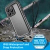 SPORTLINK Wasserdichte Hülle für iPhone 14, 11, 12, 13, 15, 16 Pro Max, Schwimmen, Tauchen, mit Riemen, Ganzkörper-Bildschirm-Kameraschutz 6