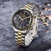 PAGANI DESIGN 2025, Silber, Gold, Mond, Luxus-Quarzuhren, Herren-Sport-Chronograph, Saphirglas, Edelstahluhr für Herren 3