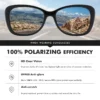 Lm Marke junge Stil Frauen Sonnenbrille Farbverlauf polarisierte Fahr brille Luxus Design Damen elegante Lunette de Soleil Femme 2