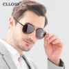 CLLOIO Titan Legierung Polarisierte Sonnenbrille Männer Frauen Mode Photochrome Sonnenbrille Chameleon Anti-glare Fahren Oculos de sol 4