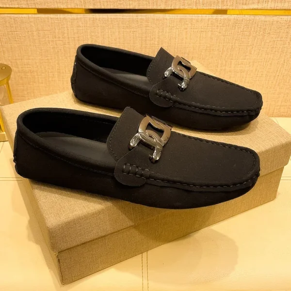 Maedef Wildleder Herren schuhe Mode männlich lässig Boots schuhe atmungsaktiv Komfort Slip-On Herren Fahr schuhe Luxus Slipper Mokassins 4
