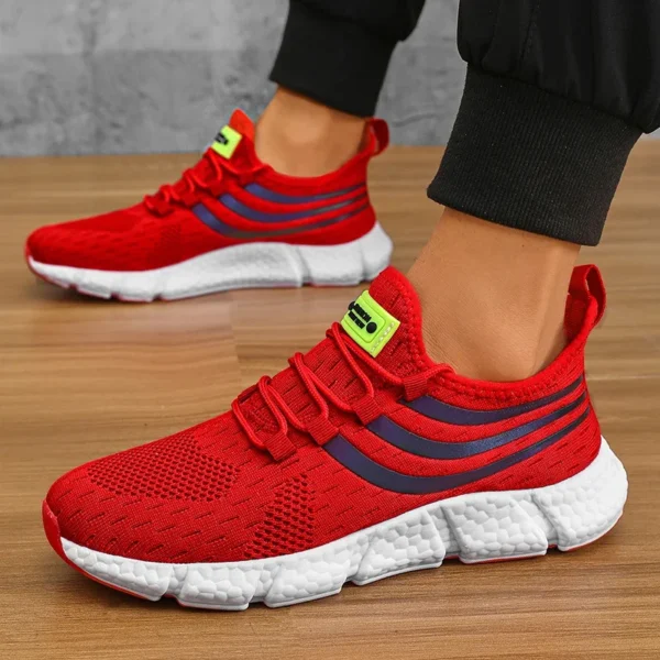 Männer Casual Sportschuhe atmungsaktive leichte Turnschuhe Anti-Rutsch-Wohnungen Outdoor Running Walking Tenis Sport Jogging schuhe 2