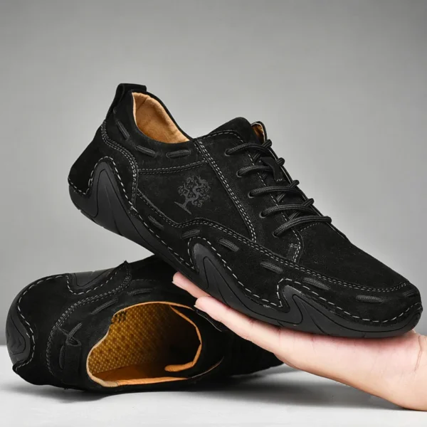 Outdoor Männer Casual Schuhe Männer Wildleder Leder Turnschuhe Handgemachte Atmungsaktive Herren Loafer Mokassins Luxus Marke Boot Schuhe Plus Größe 3