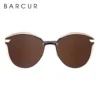 Barcur stil polarisierte sonnenbrille für frauen catmore runde sonnenglas damen frau brille accessoire uvab schutz 3