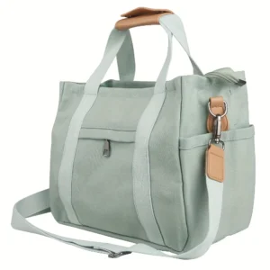 Lässige Damen-Umhängetasche aus Segeltuch mit mehreren Taschen, verstellbarem Schultergurt, vielseitige Handtasche für den täglichen Gebrauch