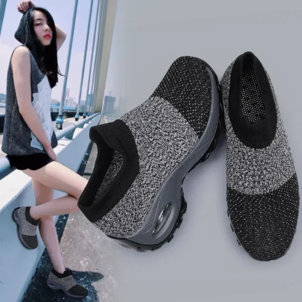 Damen-Turnschuhe, vielseitige orthopädische Damen-Turnschuhe, Plateauschuhe, Damen-Freizeitschuhe, rutschfest, verschleißfest, Tennis-Damen 5