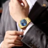 CHENXI Original Luxus Uhren Für Mann Multifunktionale Chronograph Datum Quarz herren Uhr Business Edelstahl Gold Uhr 6