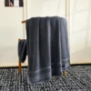 Langstapeliges Baumwollhandtuch, luxuriöses Badetuch, superweiche, saugfähige Badezimmerhandtücher, Zuhause, Badezimmer, Hotel, Sauna, Reisehandtuch 6