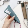 Riemens chnur Ketten etui für Samsung Galaxy S23 S21fe A55 A35 A14 A15 A13 A52 A72 A50 A70 A31 5g Halskette Lanyard Seil matte Abdeckung 6