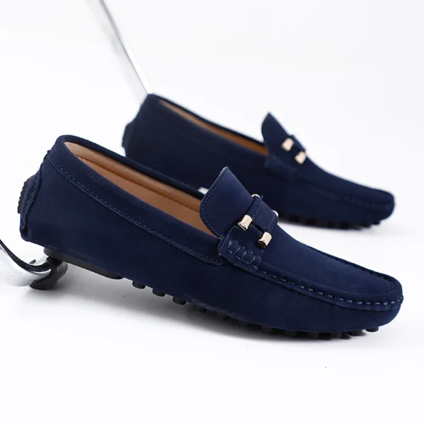 Casual Schuhe Mode Männer Schuhe Aus Echtem Leder Männer Loafer Mokassins Slip auf Männer Wohnungen Männlich Fahren Schuhe 38-47 4