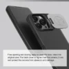 Nillkin Hülle für iPhone 16 Pro Max, luxuriöse Flip-Lederhülle, Metalllinse, Schutz, Ständer, Halter, Rückseite mit Kartensteckplatz 2