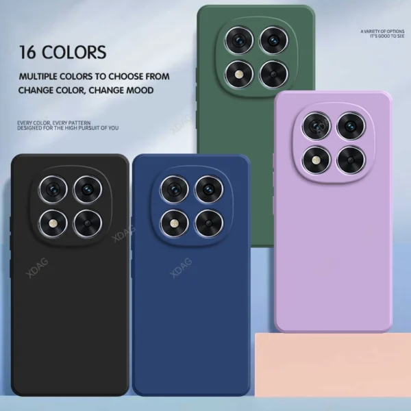 Kameraschutz Original Handyhülle für Xiaomi Redmi Note 14 Pro 14 Pro 5G Funda Square Liquid Silikon Luxus Back Cover Shell