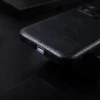 Für iPhone 16 15 14 13 13 12 11 Pro Max Plus Handyhülle Luxus Retro Nähte Leder All Inclusive Feine Loch Stoßfeste Abdeckung 2