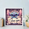 30x30cm Disney Diamant Malerei Lilo & Stitch Diamant Stickerei Strass von Bild Mosaik Kunst Kreuzstich Kits Home Decor 4