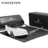 KINGSEVEN Sonnenbrille für Herren, Aluminium, HD, polarisiert, UV400-Brille, integrierte Spiegellinse, Brillen, Nachtsicht 2