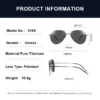 Clloio ultraleichte reine Titan polarisierte Sonnenbrille Männer Pilot randlose Blends chutz brille uv400 Mode Sonnenschutz Brillen 5