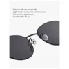 2025 Mode hochwertige Titan-Sonnenbrille rund fahren 8808 Sonnenbrille Männer und Frauen Vintage dänisches Design Sonnenbrille UV400 5