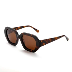 ZENOTTIC Damen-Sonnenbrille, Schmetterlings-Acetat, polarisiert, dicker Rahmen, UV400-Schutz, modische Sonnenbrille für Damen, Geschenk