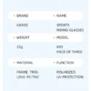 KAROS Polarisierte UV400-Fahrrad-Sonnenbrille für Männer und Frauen, winddicht, blendfrei, Sportbrille, Outdoor-Fahrrad-Reitbrille 5