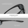 Kingseven Marke Klassische Sonnenbrille Männer Polarisierte Gläser Fahren Original Zubehör Sonnenbrille für Männer/Frauen Oculos De Sol 5