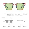 FONEX Acetat Titan Sonnenbrille Frauen Trendy Marke Design Vintage Retro Runde Polarisierte Japanische Sonnenbrille für Männer 85793 4