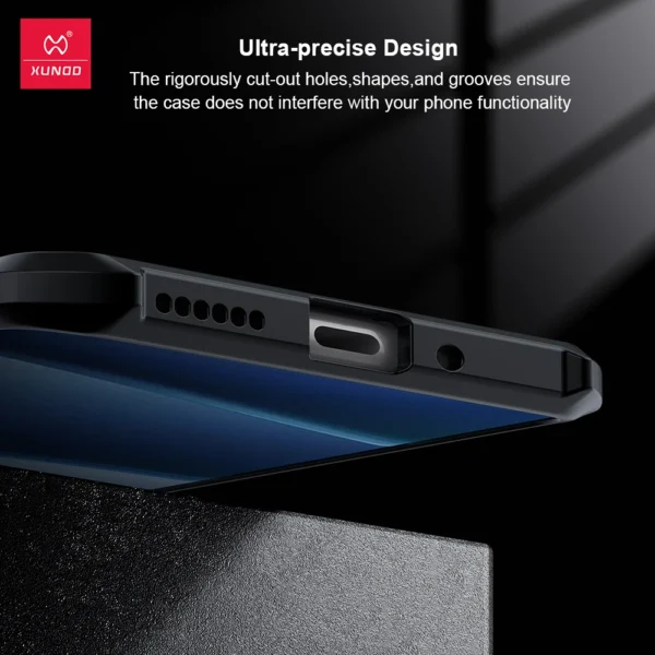 Xundd Telefon Fall Für POCO X7 Pro 5G Für POCO X7 Airbag Anti-drop Shell, PC + TPU Zurück Ultra Transparente Abdeckung Für POCO X7 Pro 6