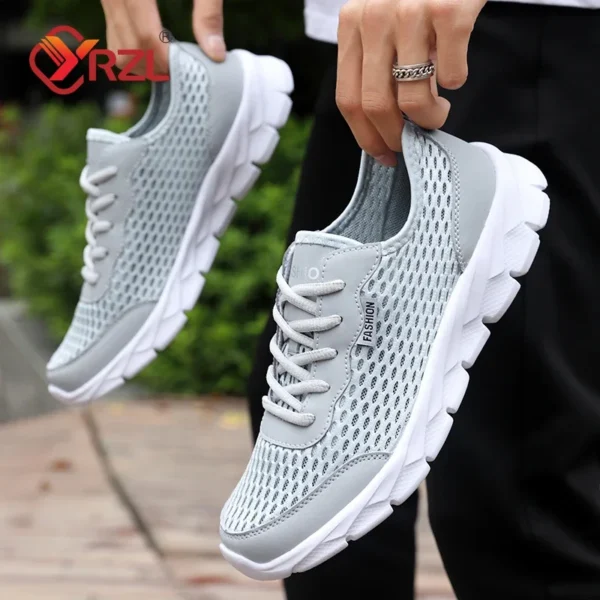 YRZL Große Größe Tennis für Männer Leichte Turnschuhe Hochwertige Atmungsaktive Outdoor Sportlich Jogging Sport Laufen Wanderschuhe 2