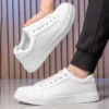 Männer Schuhe Bequeme Casual Skateboard Schuhe Männer Weiß Schwarz Feste Freizeit Turnschuhe Leichte Wanderschuhe Tenis Masculino 6