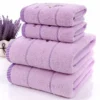 2 teile/satz Lavendel Baumwolle Terry Tuch Lila Weiß Handtuch Set Toalhas De Banho 1pc Bad Handtuch Marke 1pc hand Gesicht Handtuch Drop Schiff