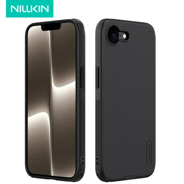 Nillkin Hülle für iPhone 16e, magnetische Ladehülle, super mattiertes Schild, harter PC, kratzfeste Rückseite 4