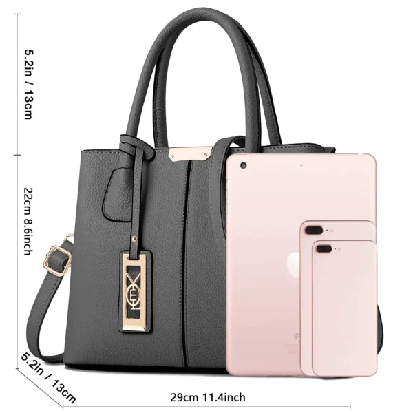 Berühmte Designer Marke Taschen Frauen Leder Handtasche Neue Luxus Damen Geldbörse zwq 3