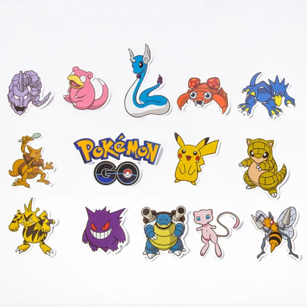 10/30/50 Stück japanische Pokemon Anime Aufkleber wasserdicht Laptop Koffer Fahrrad niedlich Aufkleber Packs Mix Kawaii Cartoon Aufkleber Spielzeug 6