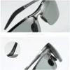 AOWEAR Aluminium Randlose Photochrome Sonnenbrille Männer Polarisierte Tag Nacht Fahren Gläser Chameleon verfärben Objektiv Brillen Gafas 3