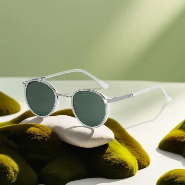 HBK Trendige und avantgardistische polarisierte Sonnenbrille für Herren, personalisiertes Design, modische Unisex-UV400-Sonnenbrille, ideal als Geschenk 2