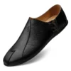 Echtes Leder Männer Casual Schuhe Luxus Marke Weiche Herren Loafer Atmungsaktive Mokassins Slip auf Faul Fahren Schuhe Plus Größe 38-47