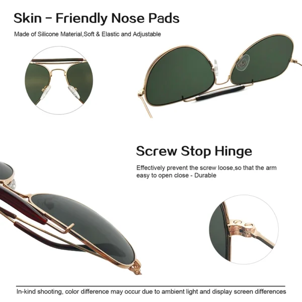 SunCubic Herren-Sonnenbrille, klassischer UV-Schutz, Metall, Gold, Gra, Vintage-Brille, Oculos De Sol, zum Einkaufen, Reisen, MST112 4