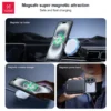 Xundd Hülle für Samsung Galaxy S25 Ultra S25 Plus S24 Ultra, magnetische Hülle mit Halterung, PC + TPU, klare Abdeckung für Samsung S25 Ultra 6