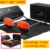 2PCS golden red